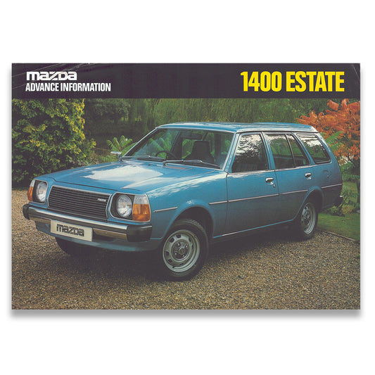 Mazda 1400 Estate Car Sales Brochure 1978