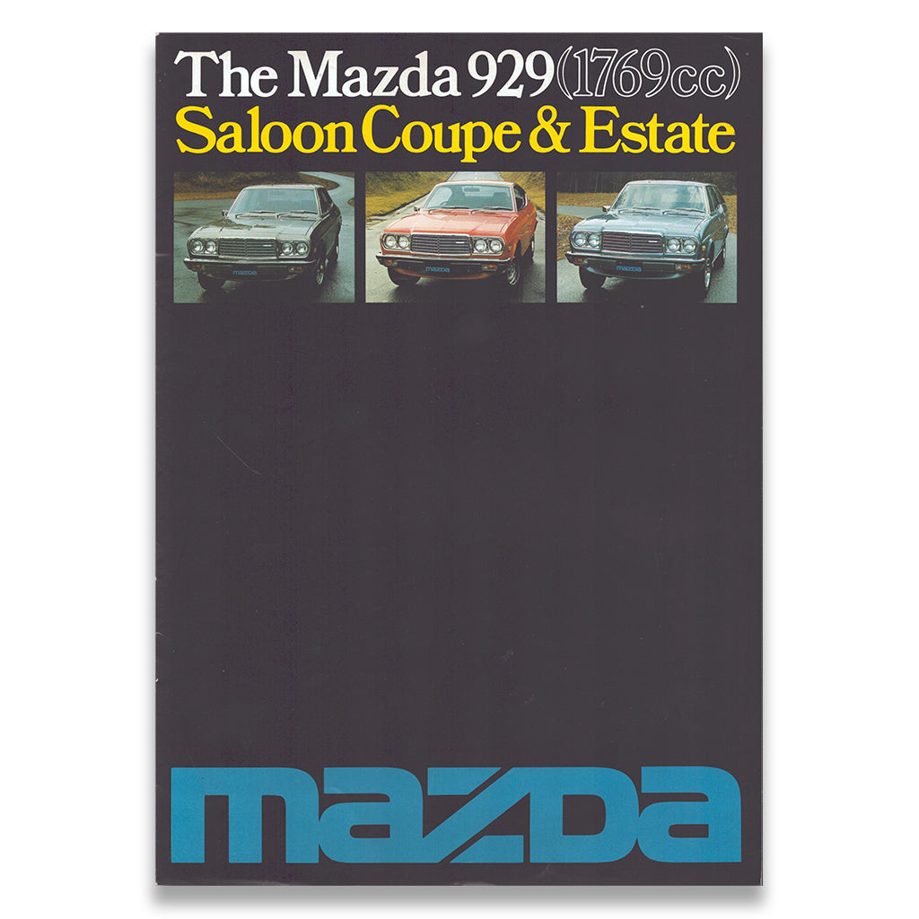 Mazda 929 Car Sales Brochure 1978