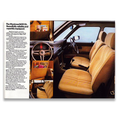 Mazda Montrose Car Sales Brochure 1979
