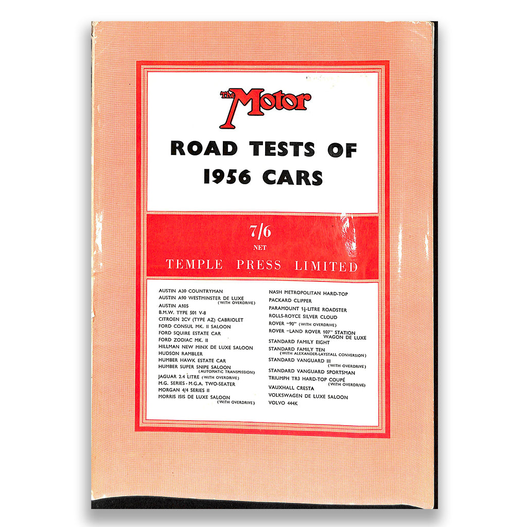 "Motor" Road Test Annual 1956