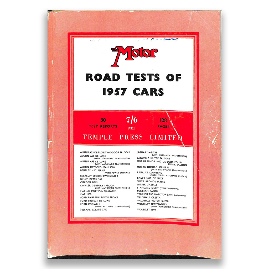 "Motor" Road Test Annual 1957