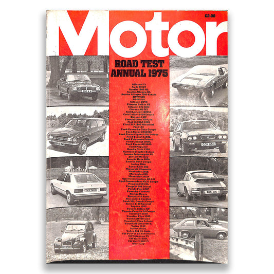 "Motor" Road Test Annual 1975