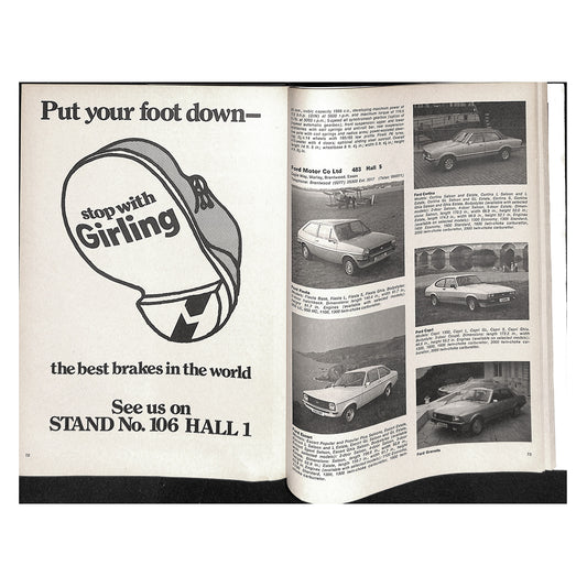NEC Motor Show Guide 1978