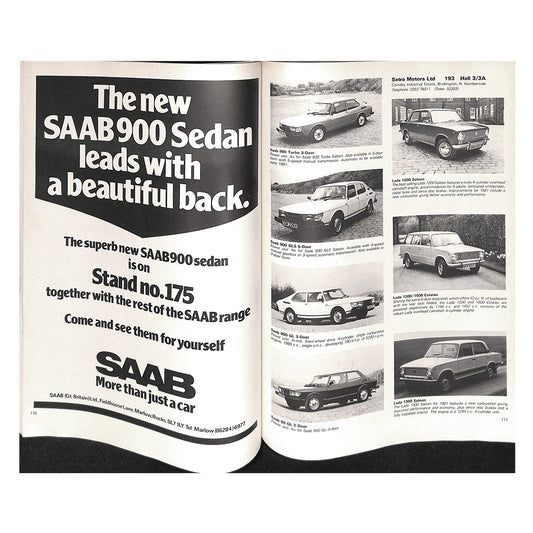 NEC Motor Show Guide 1980