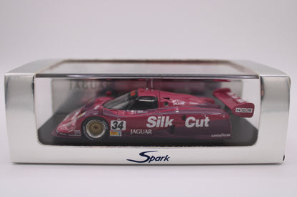 Jaguar XJR 12 Silk Cut - Le Mans 1991 #34 - Spark S0752 - 1/43 Scale Model