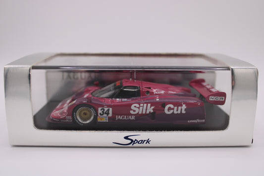 Jaguar XJR 12 Silk Cut - Le Mans 1991 #34 - Spark S0752 - 1/43 Scale Model