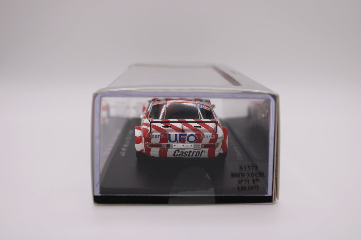 BMW 3.0 CSL "UF0 Luigi Racing" #71 - Le Mans 1977 - Spark S1573 - 1/43 Scale Model