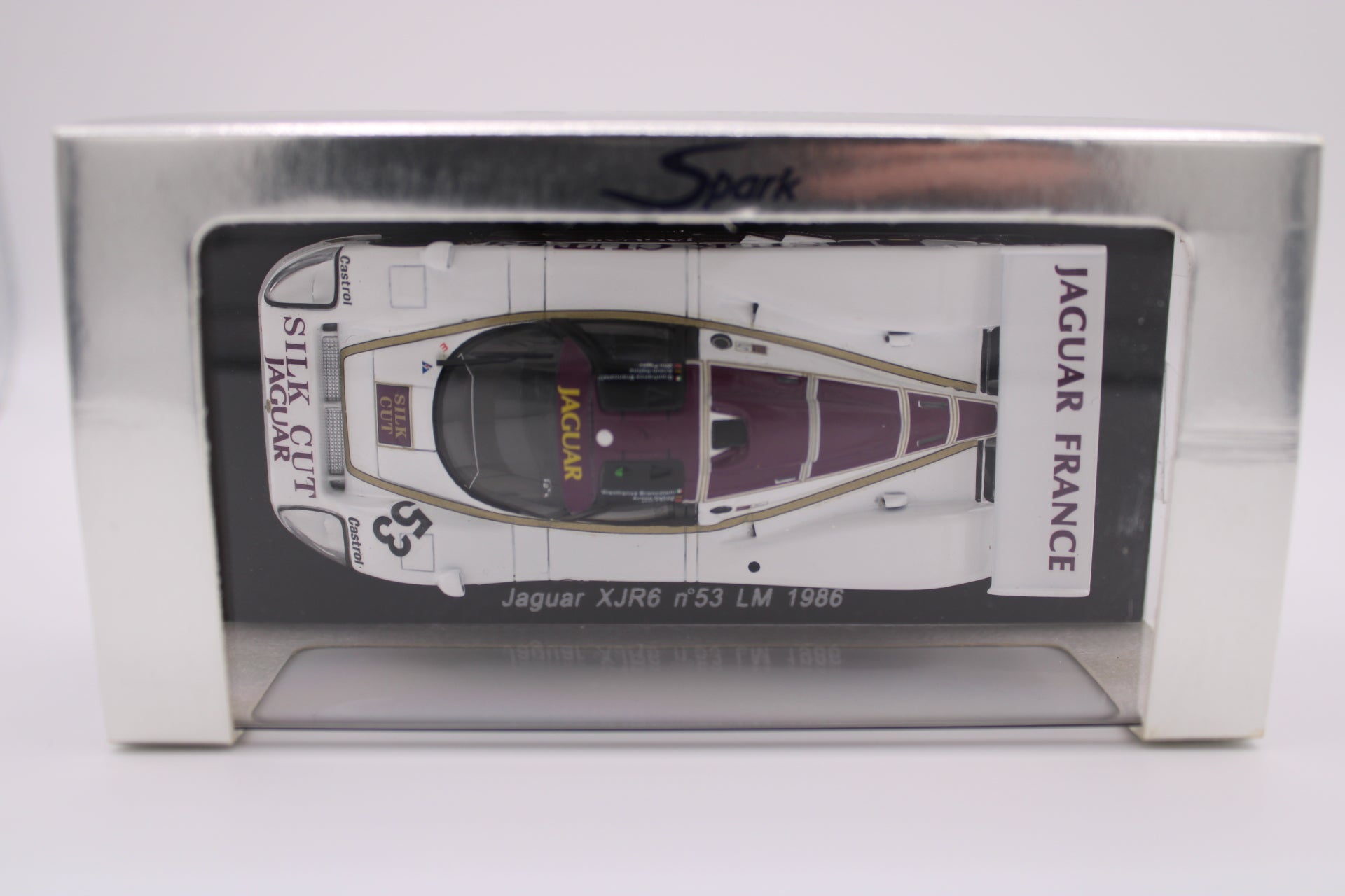 Provence Moulage 1/43 Jaguar XJR-6 Le Mans 1986 N°53 - Blanc - TRES BON ETAT