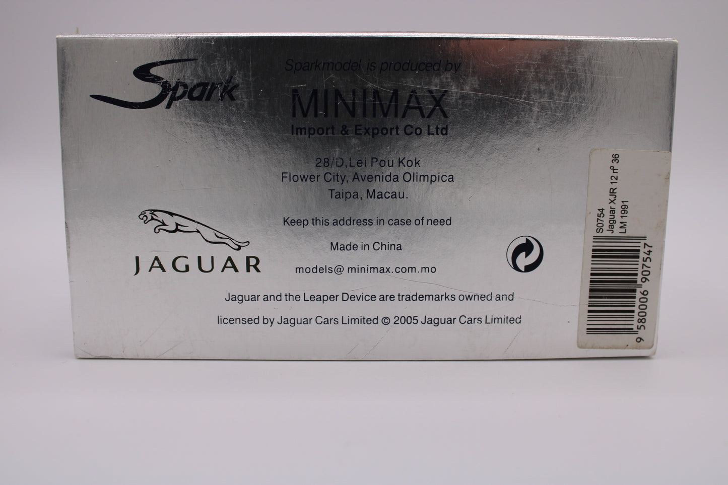 Jaguar XJR 9 "Castrol" #60 - Winner 24h Daytona 1988 - Spark S0774 - 1/43 Scale Model