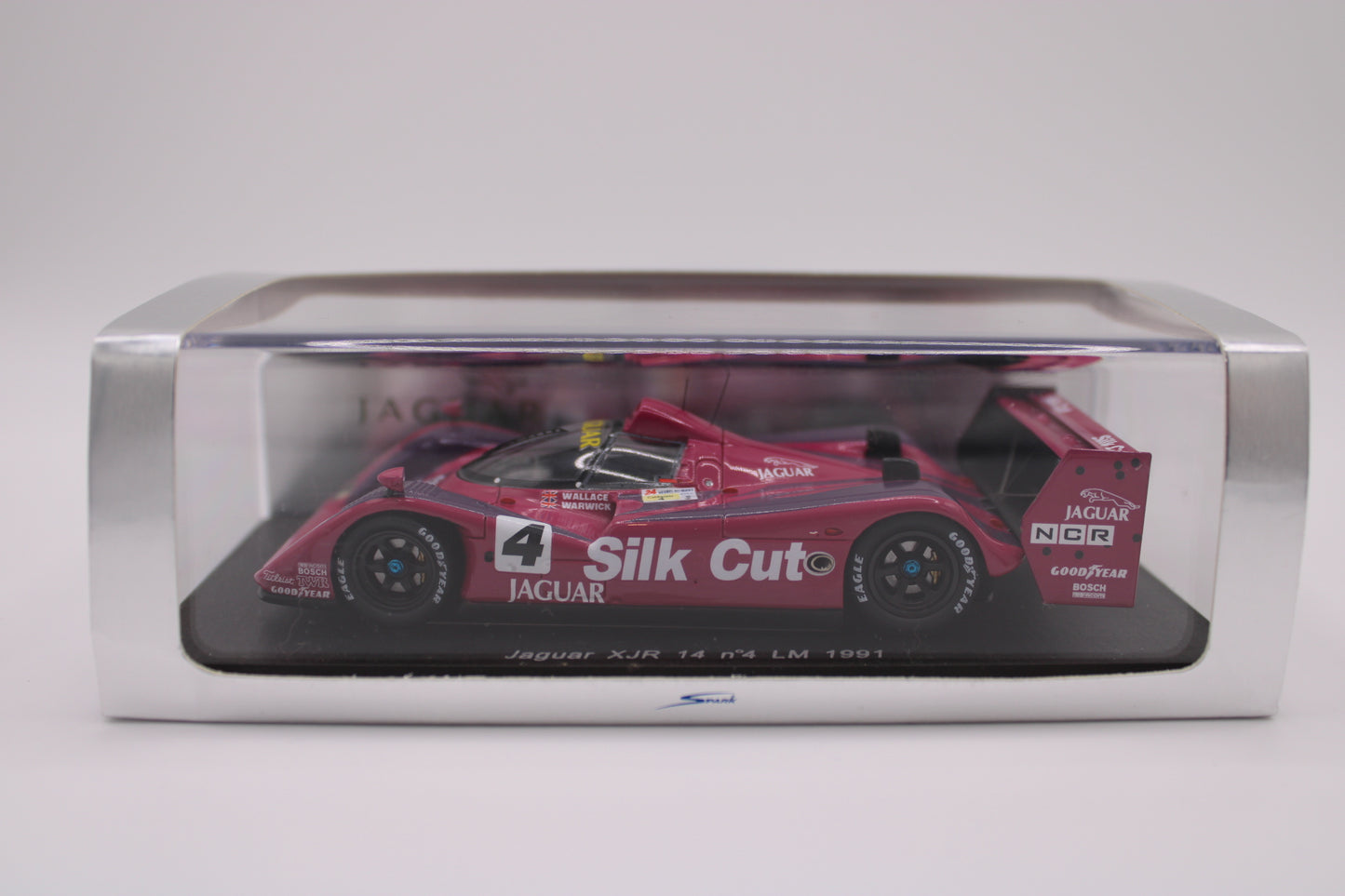 Jaguar XJR 14 Silk Cut - Le Mans 1991 #4 - Spark S0775 - 1/43 Scale Model
