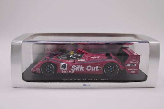 Jaguar XJR 14 Silk Cut - Le Mans 1991 #4 - Spark S0775 - 1/43 Scale Model